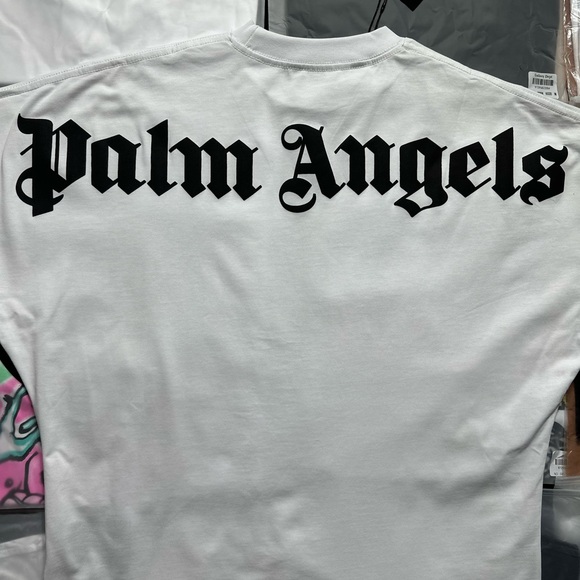 Palm Angels Classic Logo T-shirt ‘White’ - Picture 5 of 7
